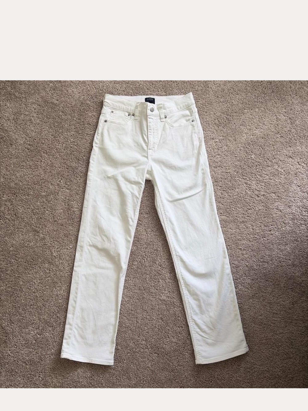 Jcrew essential straight jeans